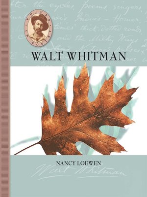 cover image of Walt Whitman